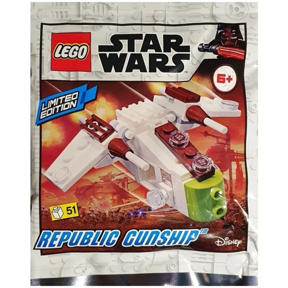 LEGO Star Wars Republic Gunship Foil Bag 912178 (SEALED)